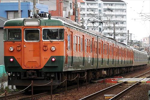 JR西日本113系(湘南色/広島F-17編成)