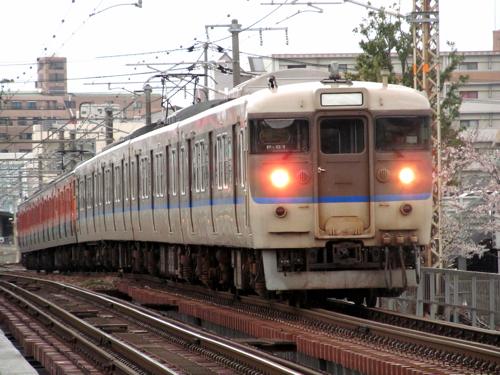 JR西日本113系(更新色/広島P-01編成)