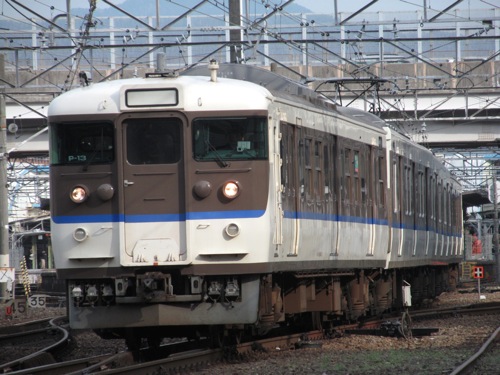 JR西日本113系(広島更新色/P-13編成)
