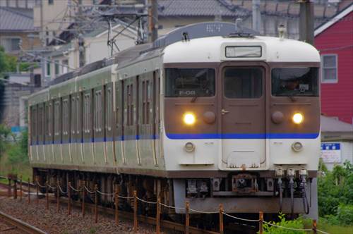 JR西日本113系(広島F-08編成/広島更新色)